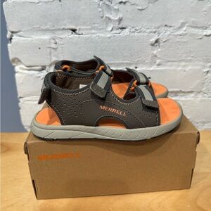 Merrell Big Kid's Panther‎ Sandal 3.0 Gunsmoke Size 13 Youth
